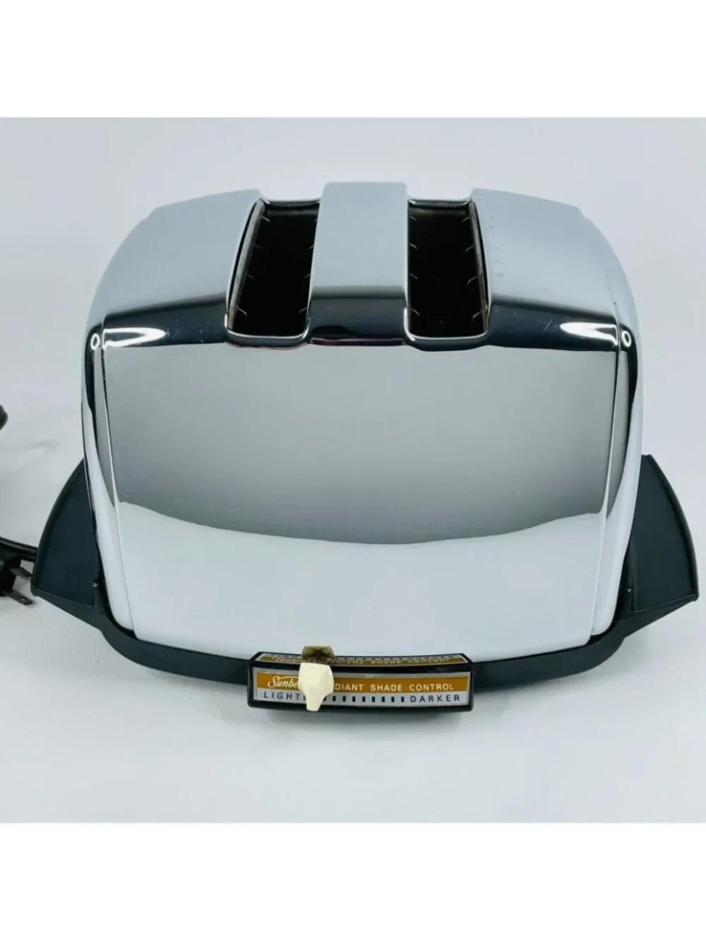 NEEDS REPAIR / NON-WORKING Sunbeam AT-W Chrome Toaster Radiant Shade Auto Drop